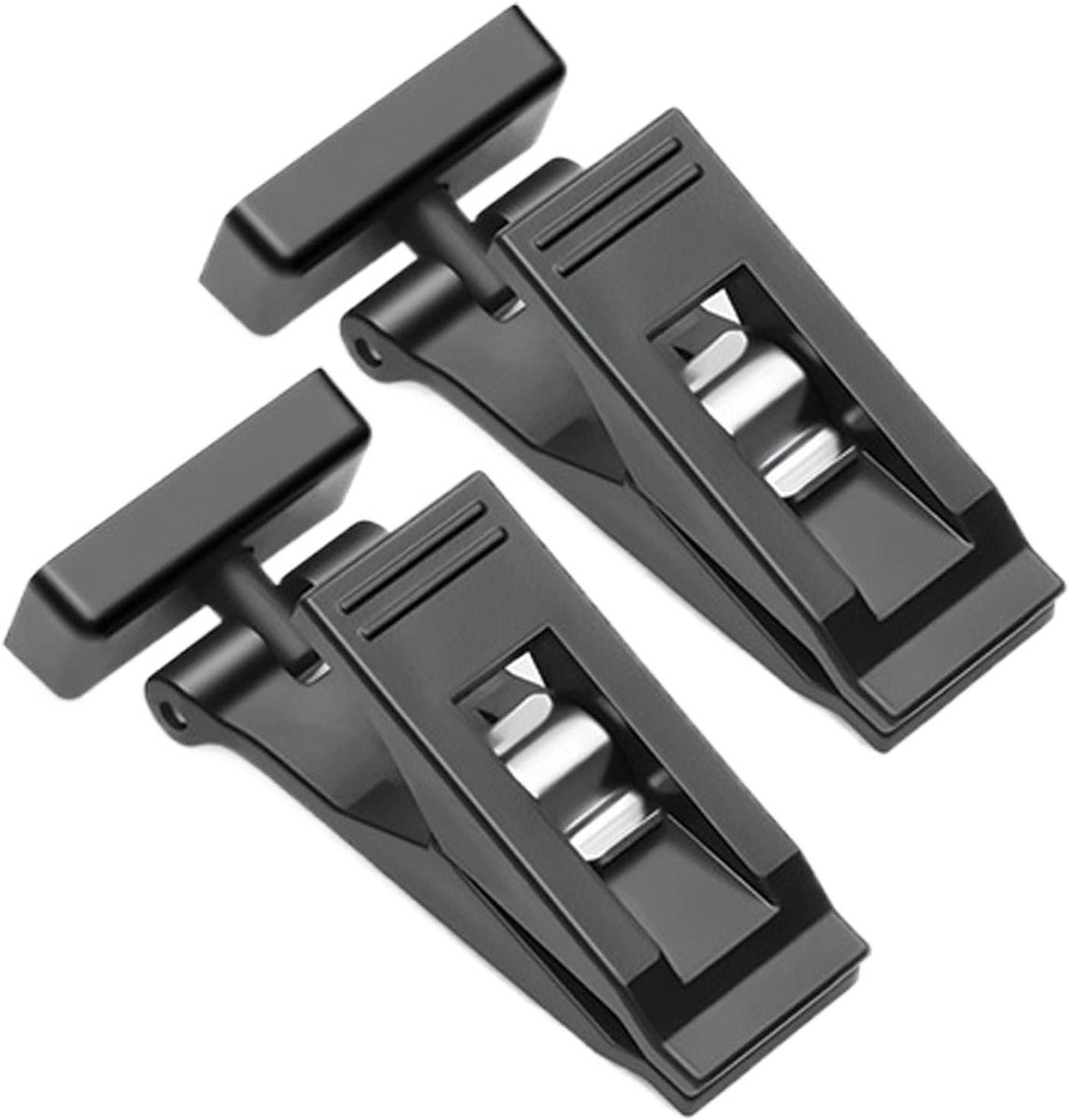 Autoticketclips - Haken Organizer - Auto Opruimen - Sterke Magneetgrip - 2 Stuks - Zwart