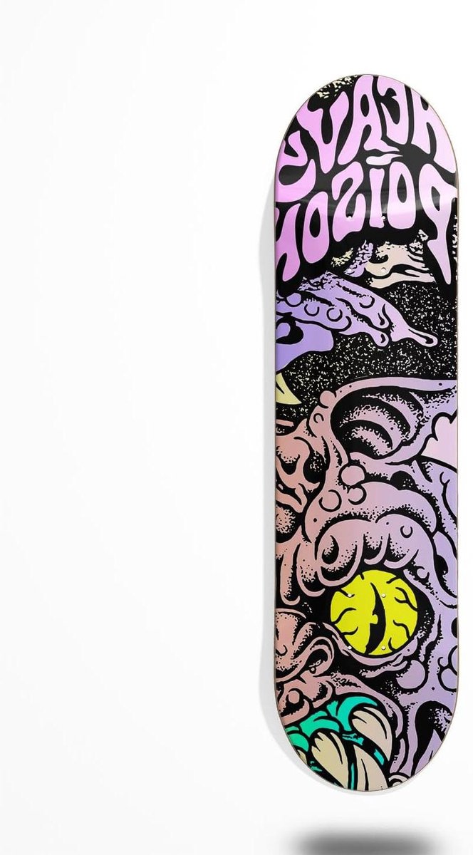 Skateboard Dek Houten Plank Street Cruising Duurzaam Hout 8.0 Inch Meerkleurig
