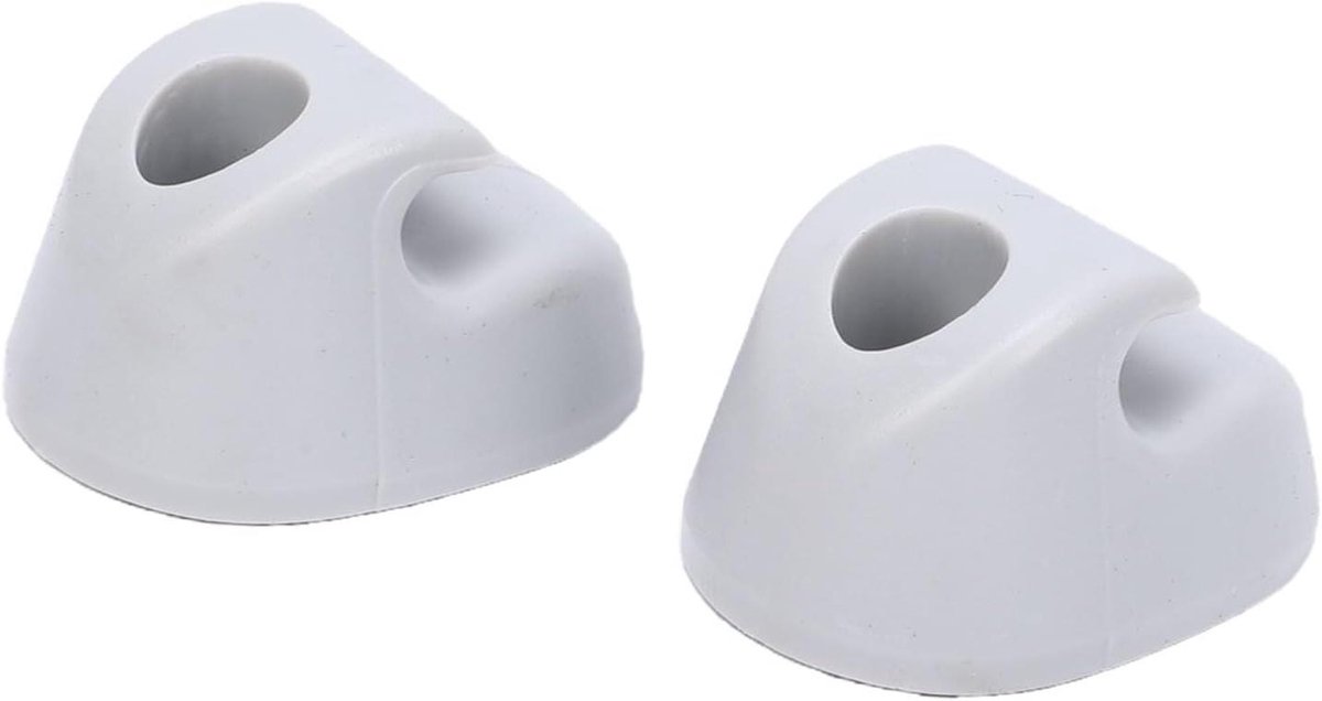Zonneklepclips - Vizierhouders - Cabine Onderhoud - Directe Vervanging - 2 Stuks - Grijs