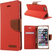 Canvas Diary - Iphone 6/S - Oranje - Goospery
