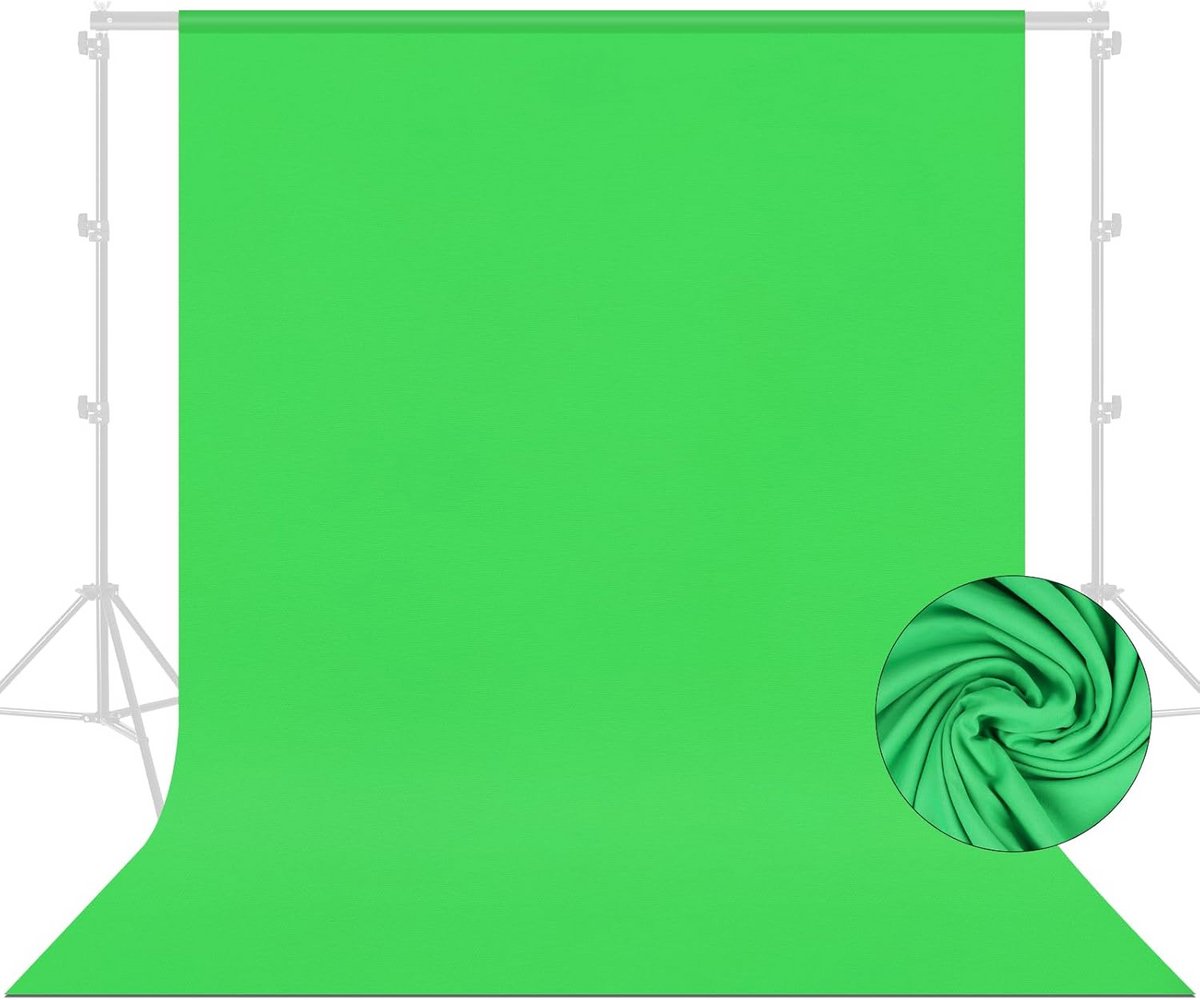 Achtergrond Doek - Chromakey Doek - Video Opnames - Kreukvrij Materiaal - 2.1x3 Meter - Groen