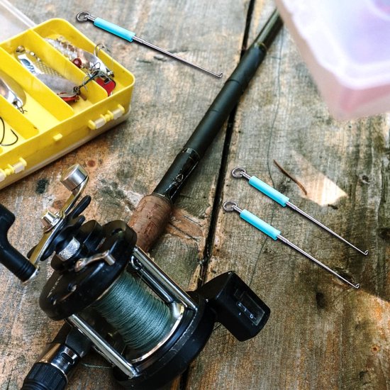 Draagbare Vishaak Verwijderaar Set van 3 - RVS Haak Trekker voor Vissen en Accessoires — afbeelding 5