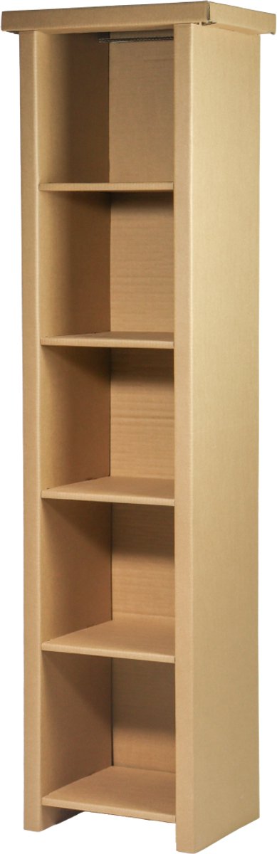 Kartonnen boekenkast hoog