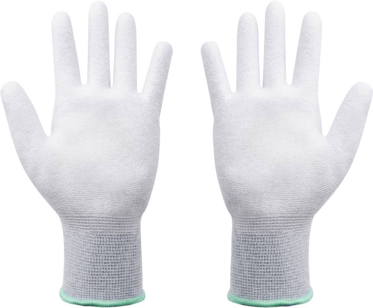 Quadrios ESD-handschoen Maat: S Polyamide, Polyurethaan