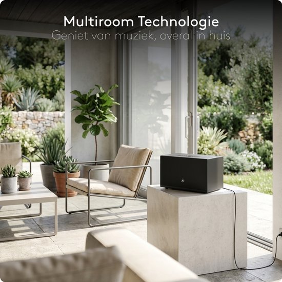 Audio Pro C10 W Smart Multiroom Actieve Luidspreker - Audio Pro Multiroom (Linkplay) - Ruimtecorrectie - 6 Presets - Wit van Merkloos — afbeelding 5