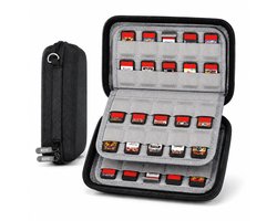 BOTC 80 Slots Game card case Geschikt voor Nintendo Switch - spel hoesje - opbergen spelletjes - opslag case - Zwart