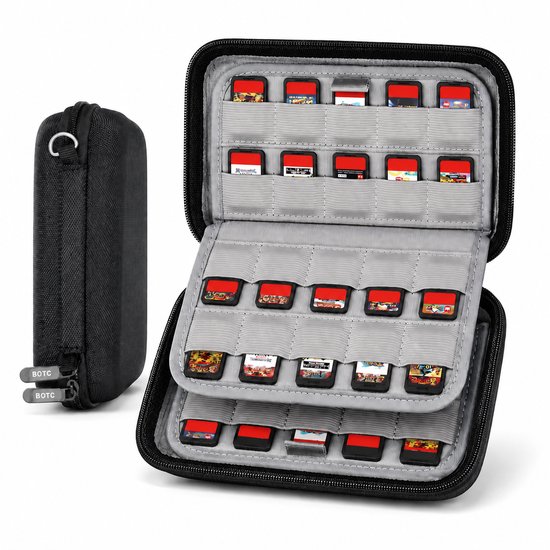 BOTC Game Card Case - Nintendo Switch - 80 slots - Zwart - Zwart | bol