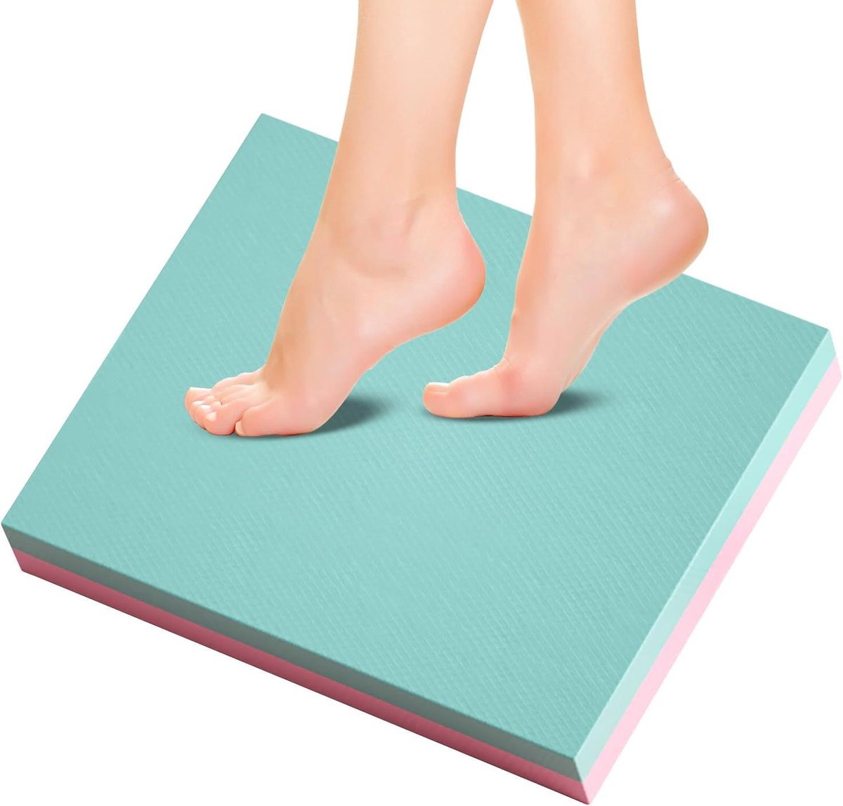 Kniekussen - Kniebeschermers Yogamat - Tuinieren en Yoga - Antislip Ontwerp - 526 x 409 x 409 cm - Cyaan
