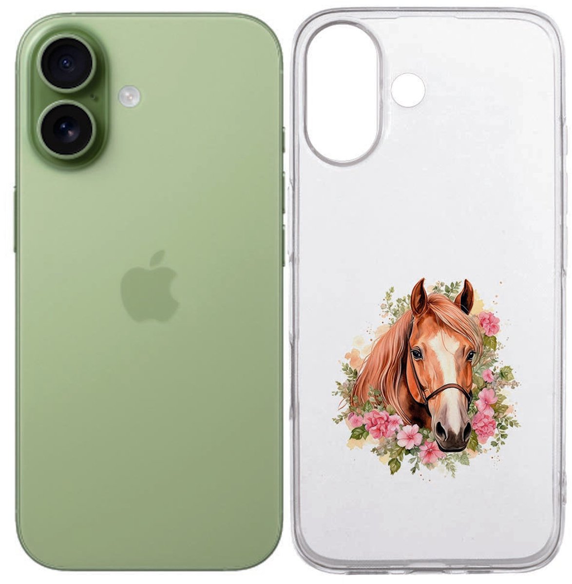 Paard Hoesje iPhone 17 – TPU Softcase