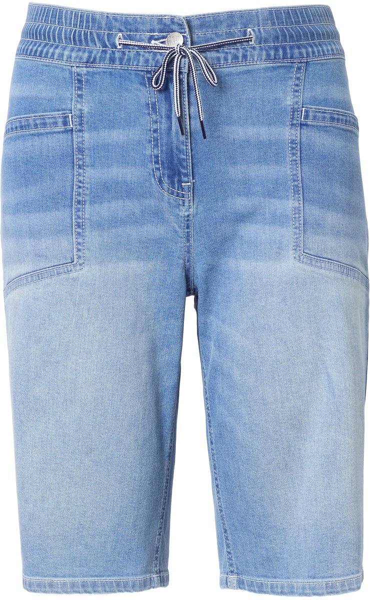 Ulla Popken - Dames - Denim - Licht blauw denim - Maat 56