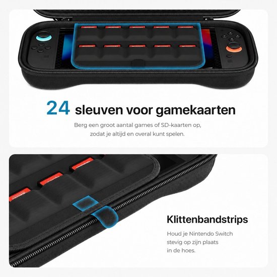Étui Sounix pour Nintendo Switch 2 - Housse de protection - Étui Switch 2 - Sac de rangement - Étui Portal - Zwart