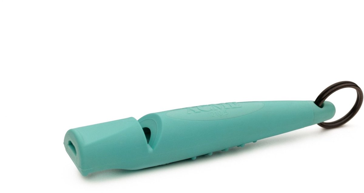 ACME - Dog Whistle - 210.5 - professionele allround hondenfluit - hoge toon - 90m - turquoise - zonder fluitkoord
