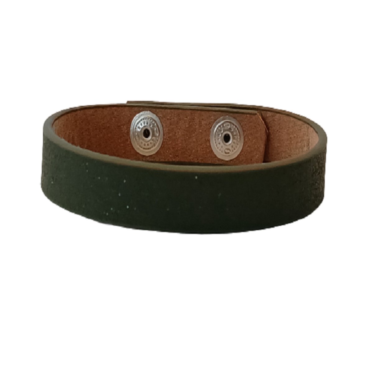 Aanpasbare armband-glitter green