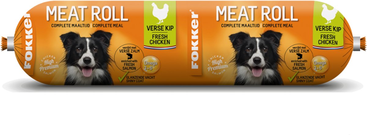 Fokker Meat Roll Kip 4x350g