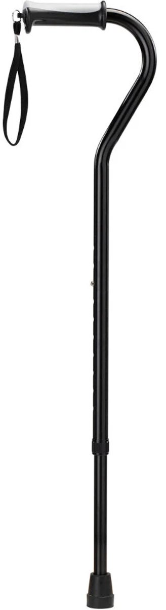 MultiMotion Wandelstok met offset handvat - Zwart