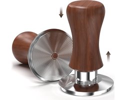 Professionele 58.5 mm Espresso Tamper van RVS, Perfecte Druk voor Koffie, Barista Accessoires en Espresso Bereiding