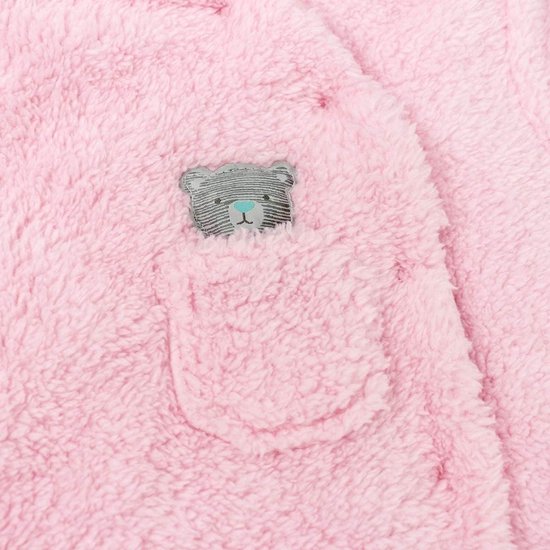Hooded Fleece Voetenzak voor Pasgeborenen - Warme Baby Jumpsuit voor Koude Dagen en Buitenactiviteiten — afbeelding 4