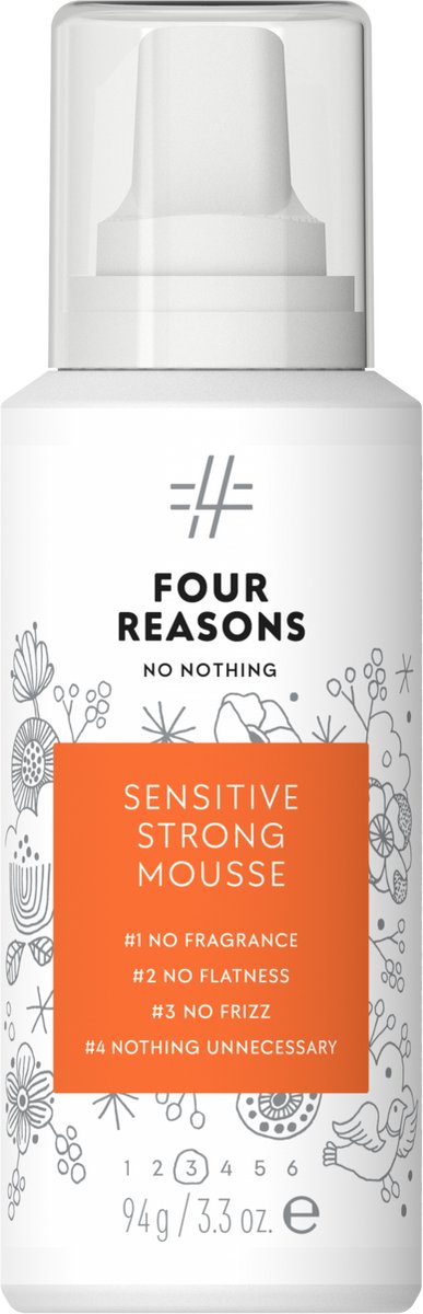 Four Reasons No Nothing Sensitive Strong Mousse 100 ml