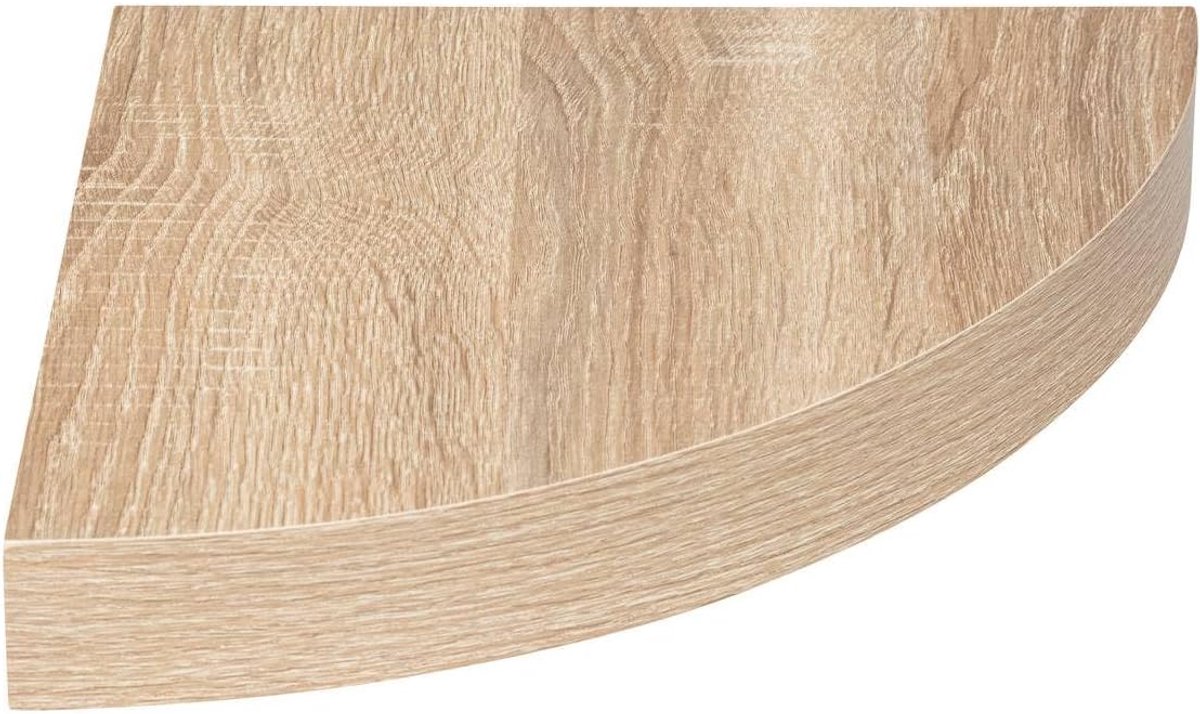 5Five Hoekwandplank Fixy - Eik effect - 25 x 25 cm