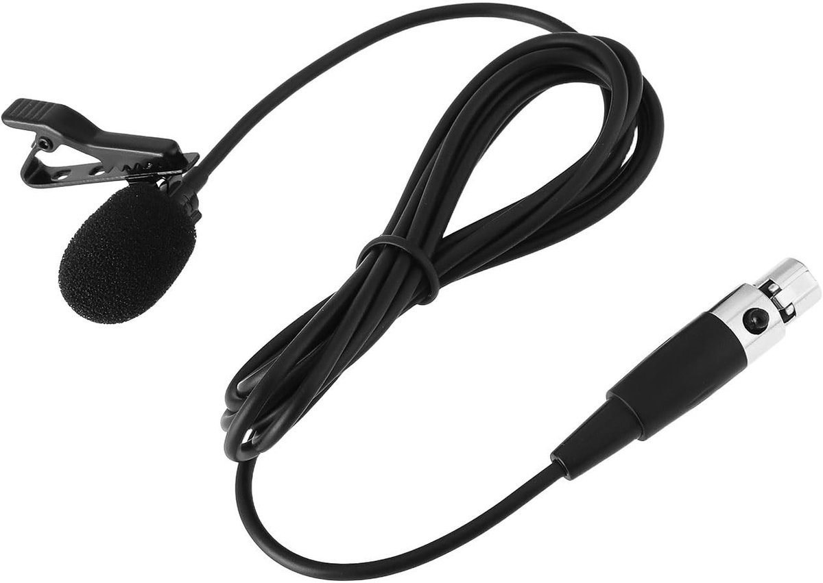 Dailygoods - Miniatuur Lavalier Microfoon met 4 Pin XLR, 150cm