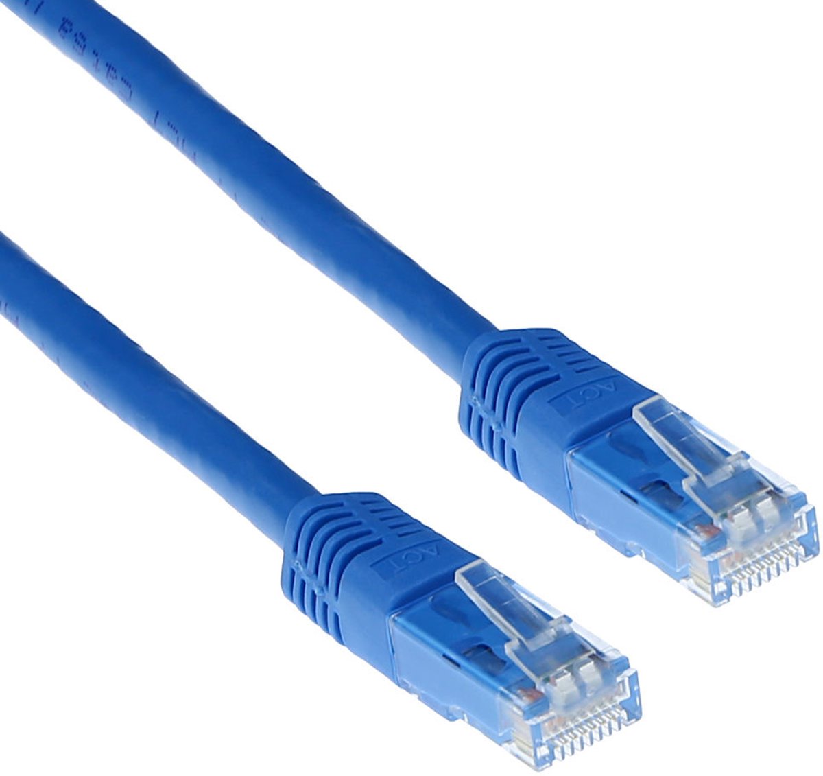 ACT Blauwe 3 meter LSZH U/UTP CAT6 patchkabel met RJ45 connectoren IB9603