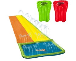 Slip 'N Slide Dubbele Waterglijbaan by Wham-o- 5,5m - Incl. Splashpool