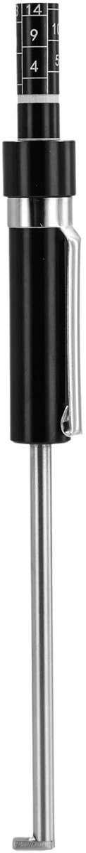 Dailygoods - Dailygoody - Remblokdiktemeter - Remblokmeetinstrument - Precisie meten - Zwart - Rembloktester - Geschikt voor interne en externe remblokken - K