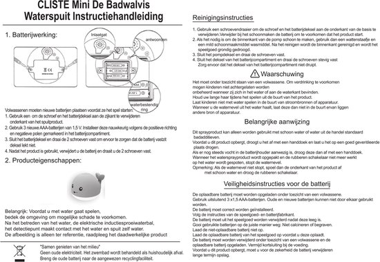 Cliste Mini de Badwalvis - Badspeelgoed - Grijs - Lichtjes - Vis Spuit Water - Badspeeltjes - Voor in bad - Fish Spray Water - bad walvis - Waterspeelgoed - Speelgoed - Fish Bath Toy - Sensor Fontein van Merkloos — afbeelding 3