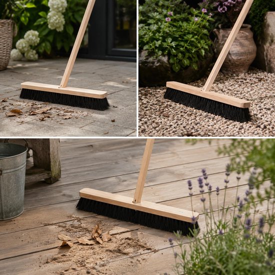 Talen Tools - Straatbezem - Natuurvezel - 60 cm - Zonder steel van Talen Tools — afbeelding 3