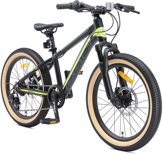 Bikestar kinderfiets MTB Sport 7speed 20inch zwart/groen van Bikestar — afbeelding 5