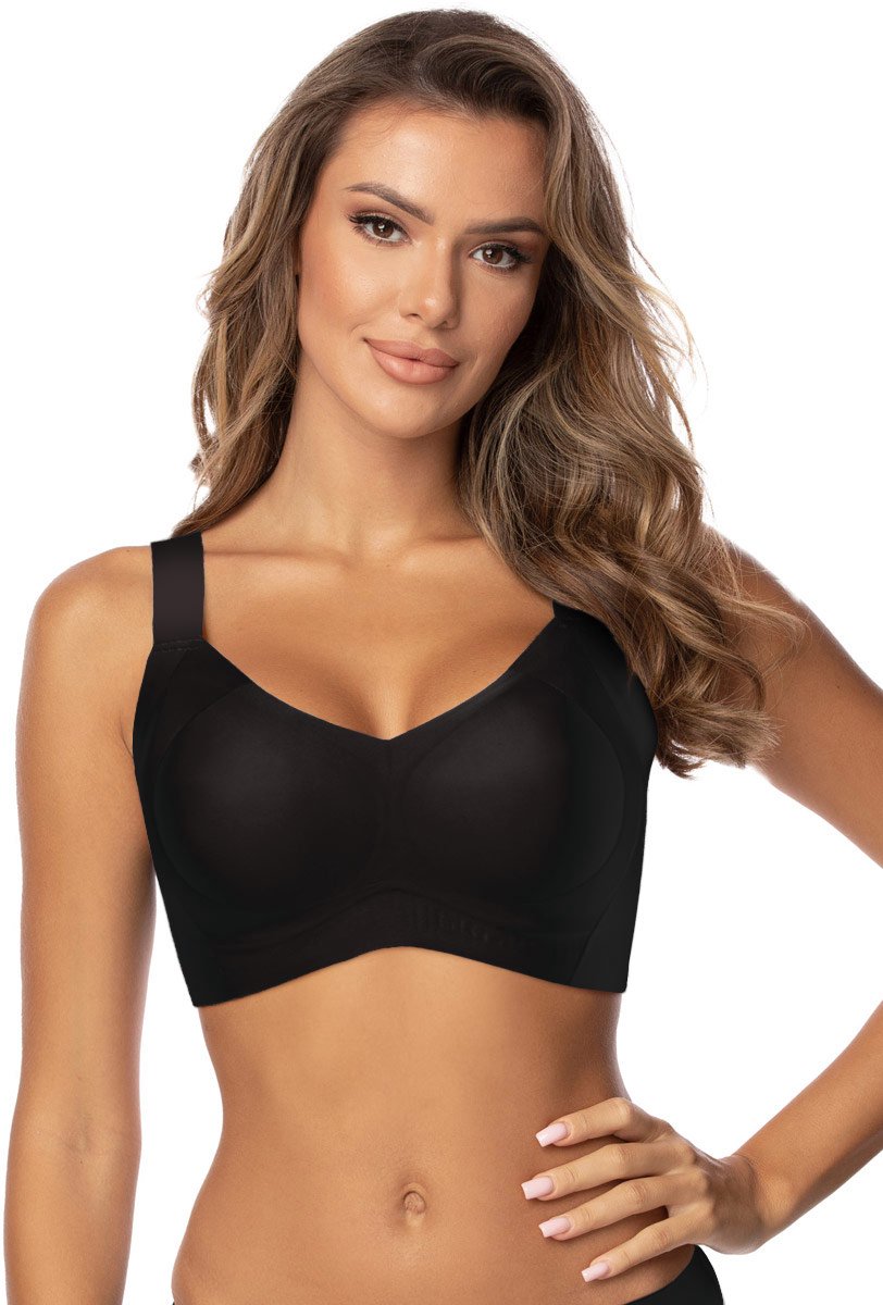 ORHIDEJA - sport BH - extreme support - beugelloos en naadloos - zwart - maat 3XL