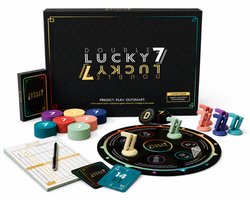 Double Lucky 7 - Kaartspel & bordspel in 1 - 2026 Editie - Spannend gezelschapsspel voor volwassenen en families met verrassende twists - 2 tot 7 spelers - Familiespel vanaf 14 jaar - 40 min.