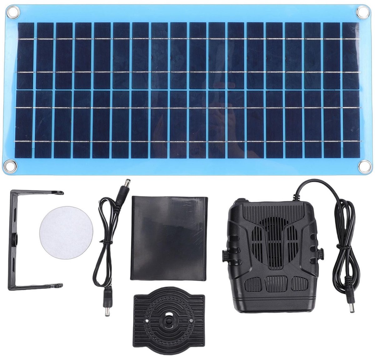 Dailygoods - Draagbare Zonnepaneelverwarmer met USB DC-poorten