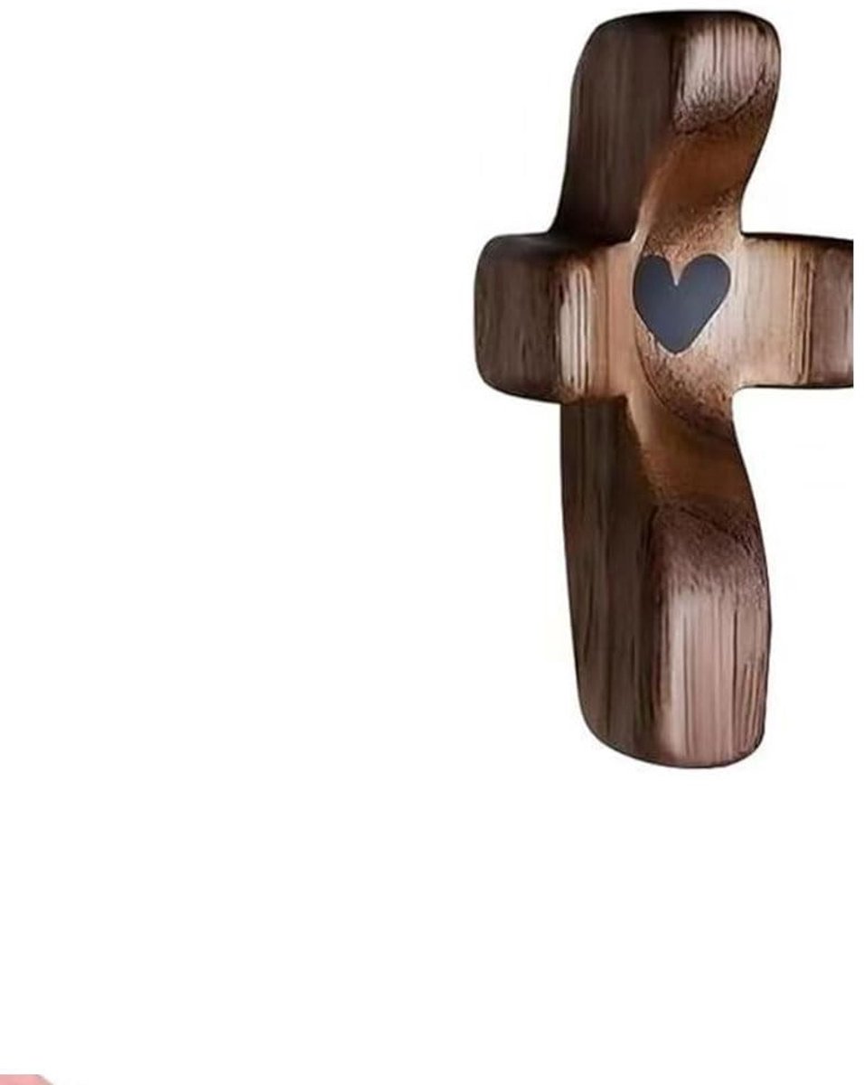 Dailygoods - Houten Kruis voor Stressverlichting en Meditatie
