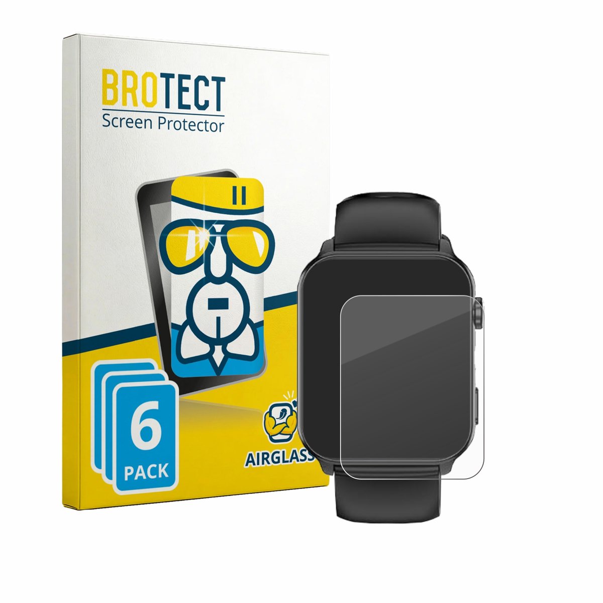 Screenprotector 6 Stuks voor Baolubao R30MAX 1.91" Beschermglas transparant