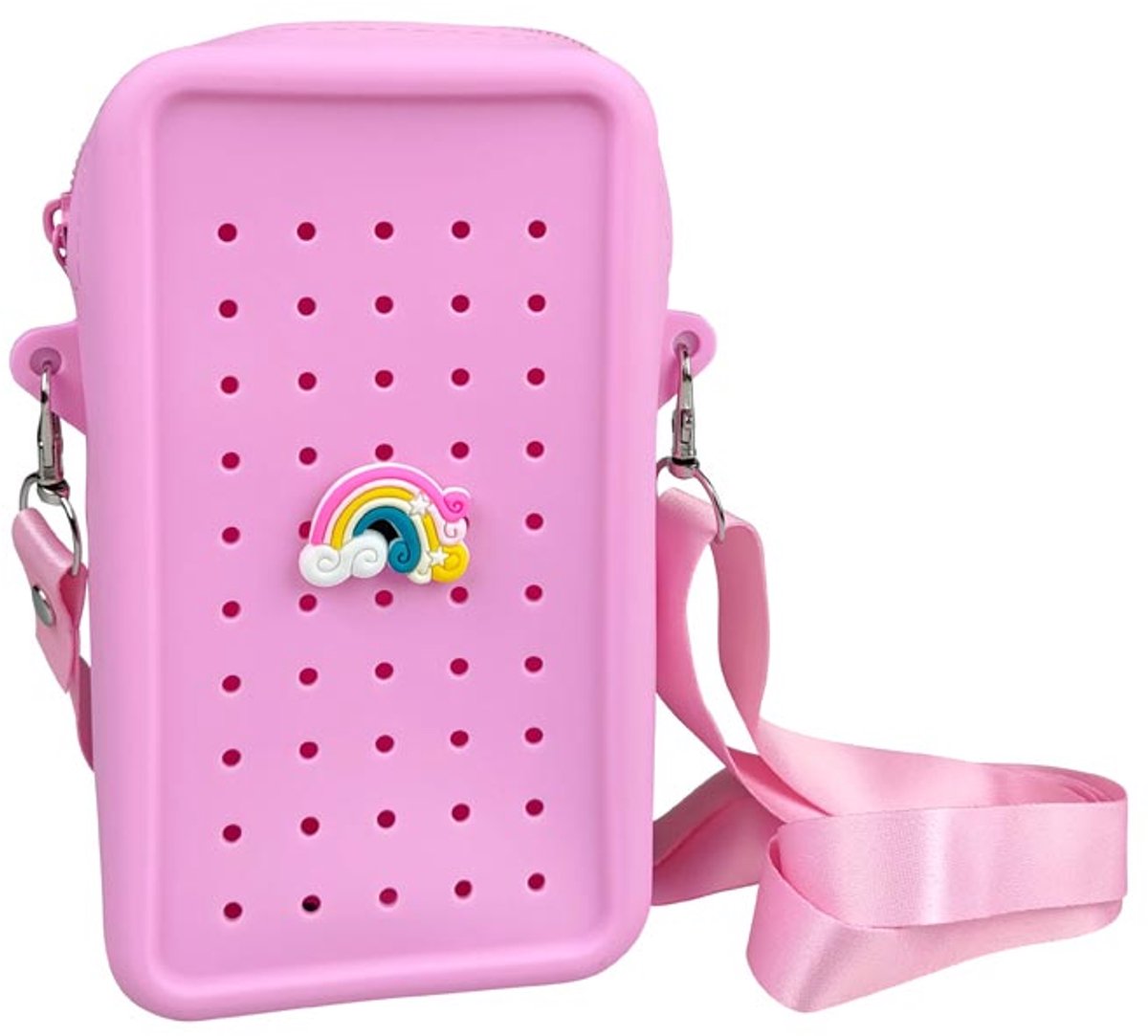 Gifty - Siliconen crossbodytas roze - UNI