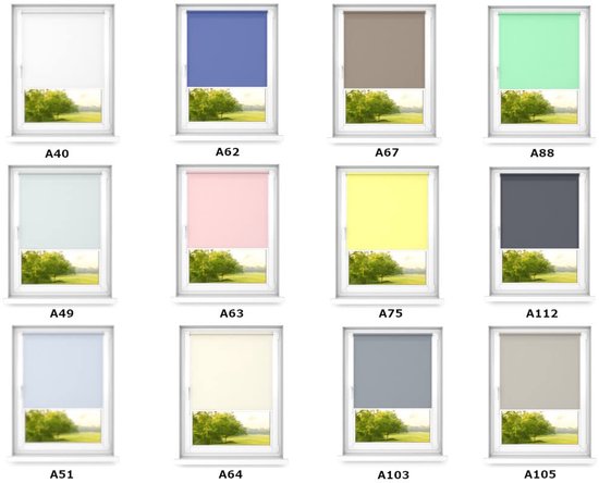 Mini Roolo Doors time4blinds mini rollo basic - Rolgordijn - Niet-invasief ...