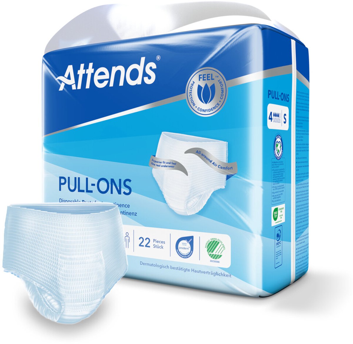 ATTENDS Pull-Ons 4 Small - 1 pak van 22 stuks