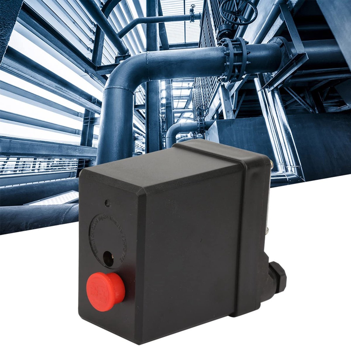 Dailygoods - Dailygoody - Drukschakelaar - Luchtcompressor - Instelbare Druk 75-175 psi - 380V - Efficiëntie - Geschikt voor Compressoren - Model voor Luchtcompres