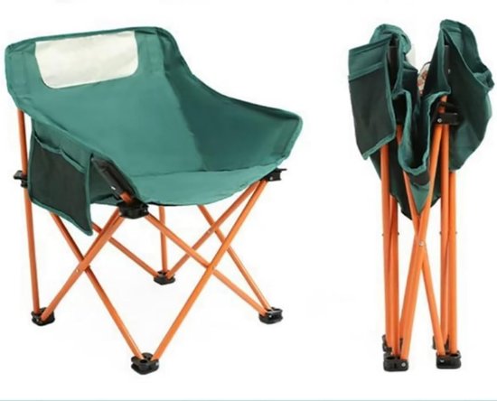 KZQ Robuuste Opvouwbare Stoel Met Draagtas Extra Groot Volledig Gevoerd Verstelbaar 60x45x68 Cm Zeer Sterk Voor Kamperen Wandelen En Picknicken van KZQ — afbeelding 5