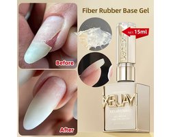 XEIJAYI Fiber Nagel Gel 15ML – Versterk & Herstel Gebroken en Dunne Nagels - Transparant