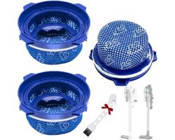 Geschikt voor Samsung Jet 90/70/75 stofzuigers. Set van 3 HEPA-filters – Meerlaagse filtering – Gemakkelijk schoon te maken en te vervangen.