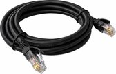 NexCable Premium Internetkabel 1,5 meter - CAT6 UTP Ethernet kabel RJ45 - Patchkabel LAN Cable Netwerkkabel - Zwart