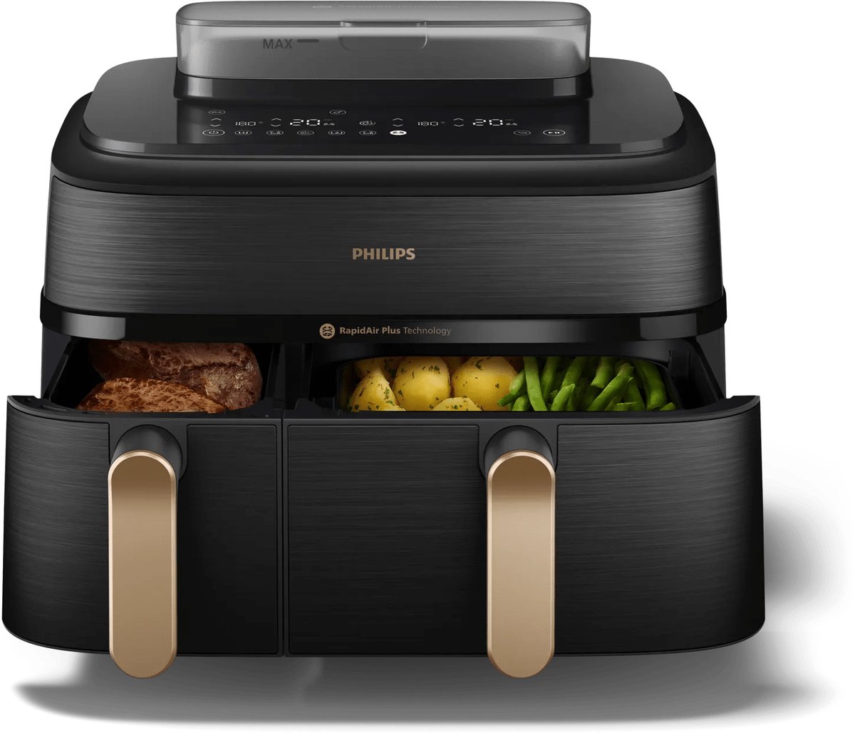Philips NA552/00 - Dubbele heteluchtfriteuse 9L met stoom thumbnail 8