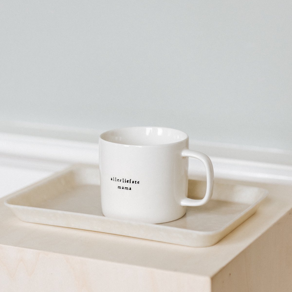 IKPAKJEIN - Mok met tekst 'allerliefste mama' - Cadeautje voor de liefste mama's - Voor dagelijks plezier
