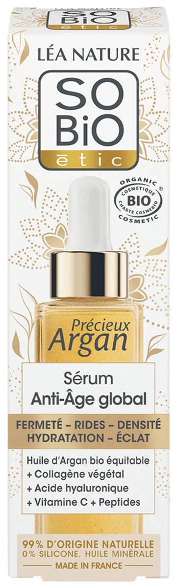 SO’BiO étic serum argan anti-age 30 ml