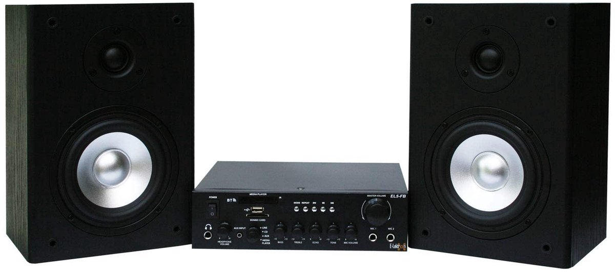 E-Lektron EL5-FB HiFi stereo-installatie met Bluetooth - 100W
