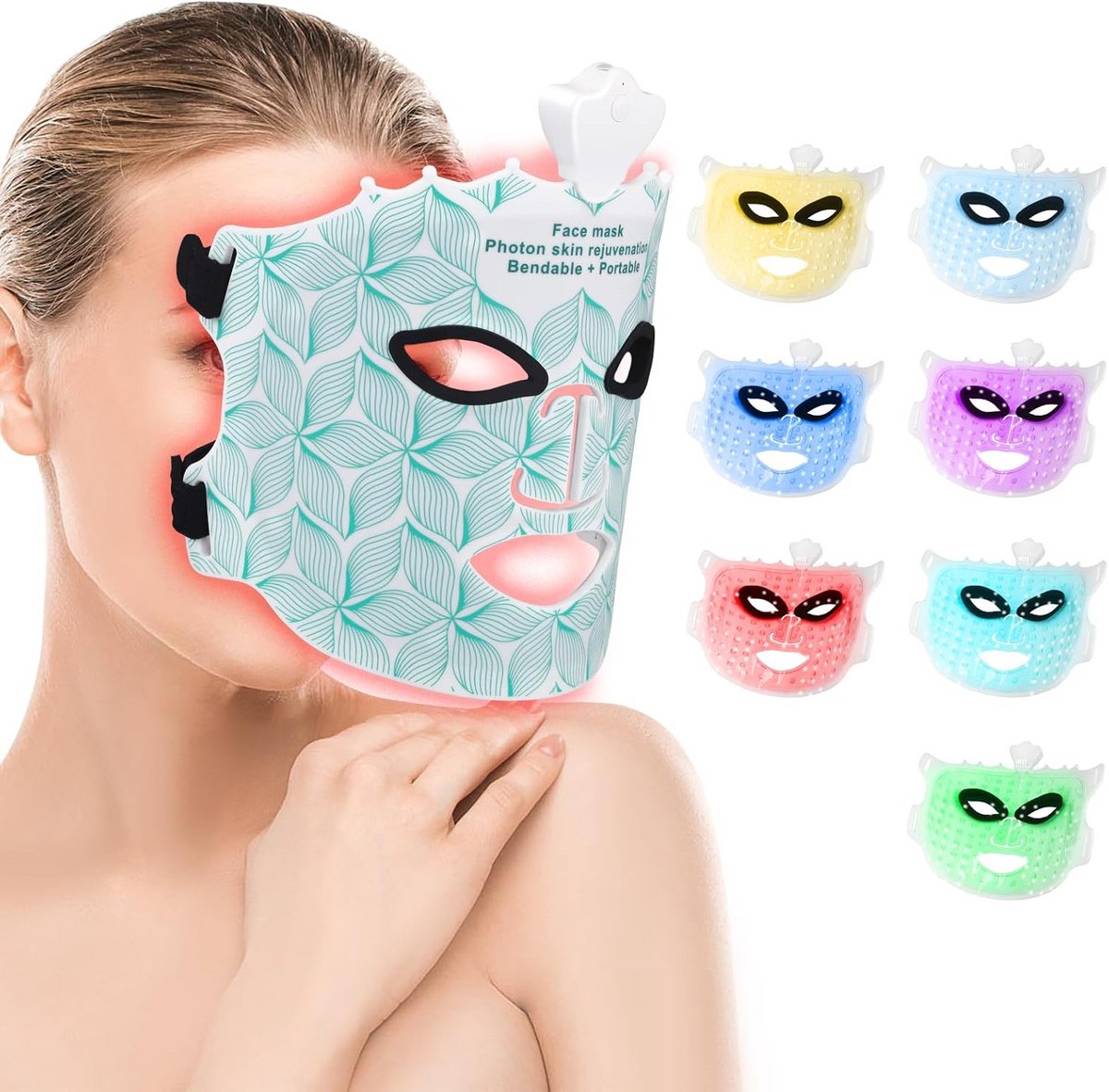 Gezichtsmasker - Led Masker - Huidverjongingsapparaat - Licht Therapie - Jonge Huid - Gezichtsverzorging