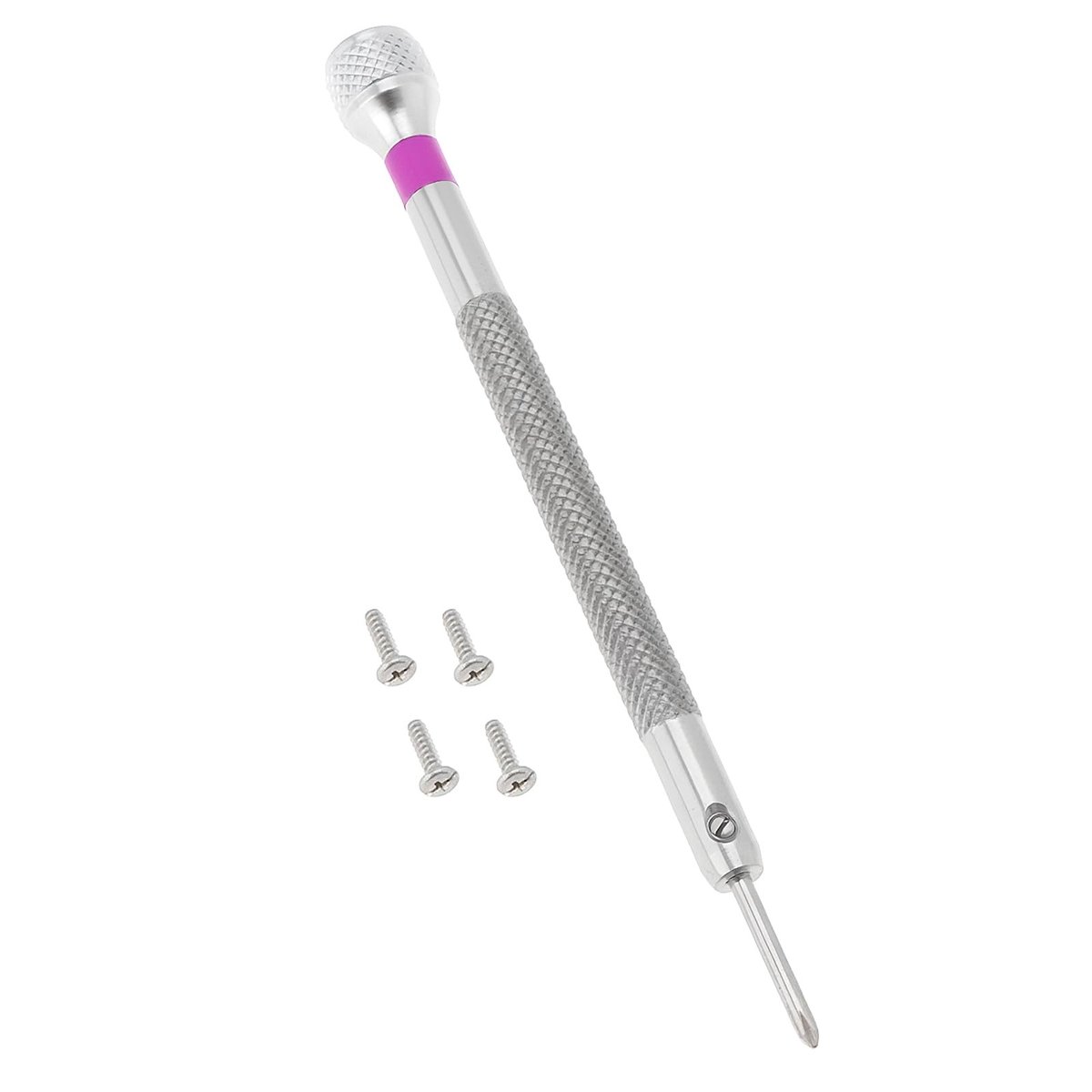 Dailygoods - Set van 4 Roestvrij Stalen Schroeven voor Horloge Case