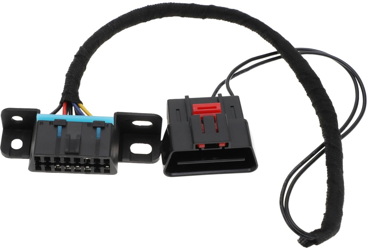 Dailygoods - Dailygoody - OBD Guard Poort Kabel - Anti-diefstal OBD Adapter Kabel - 50 cm - Verlengkabel voor Ford Transit - 16 Pin J1962 - Geschikt voor voertuige